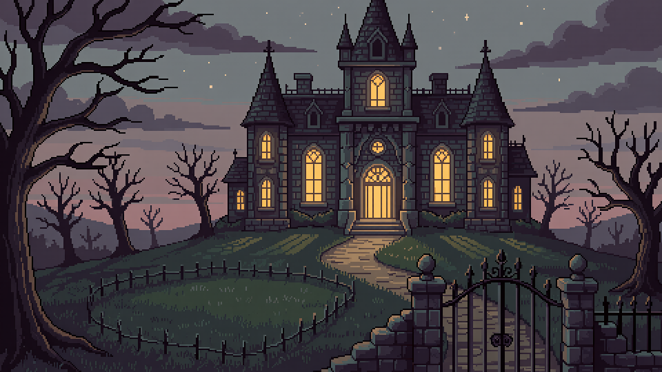 The Society's headquarters at dusk